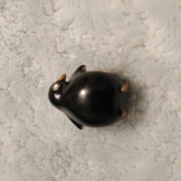 CUTE🫶PENGUIN 🐧 PANDORA CHARM💎 DIAMOND BELLY WITH RED ♥️ HEART✨ - Picture 5 of 7